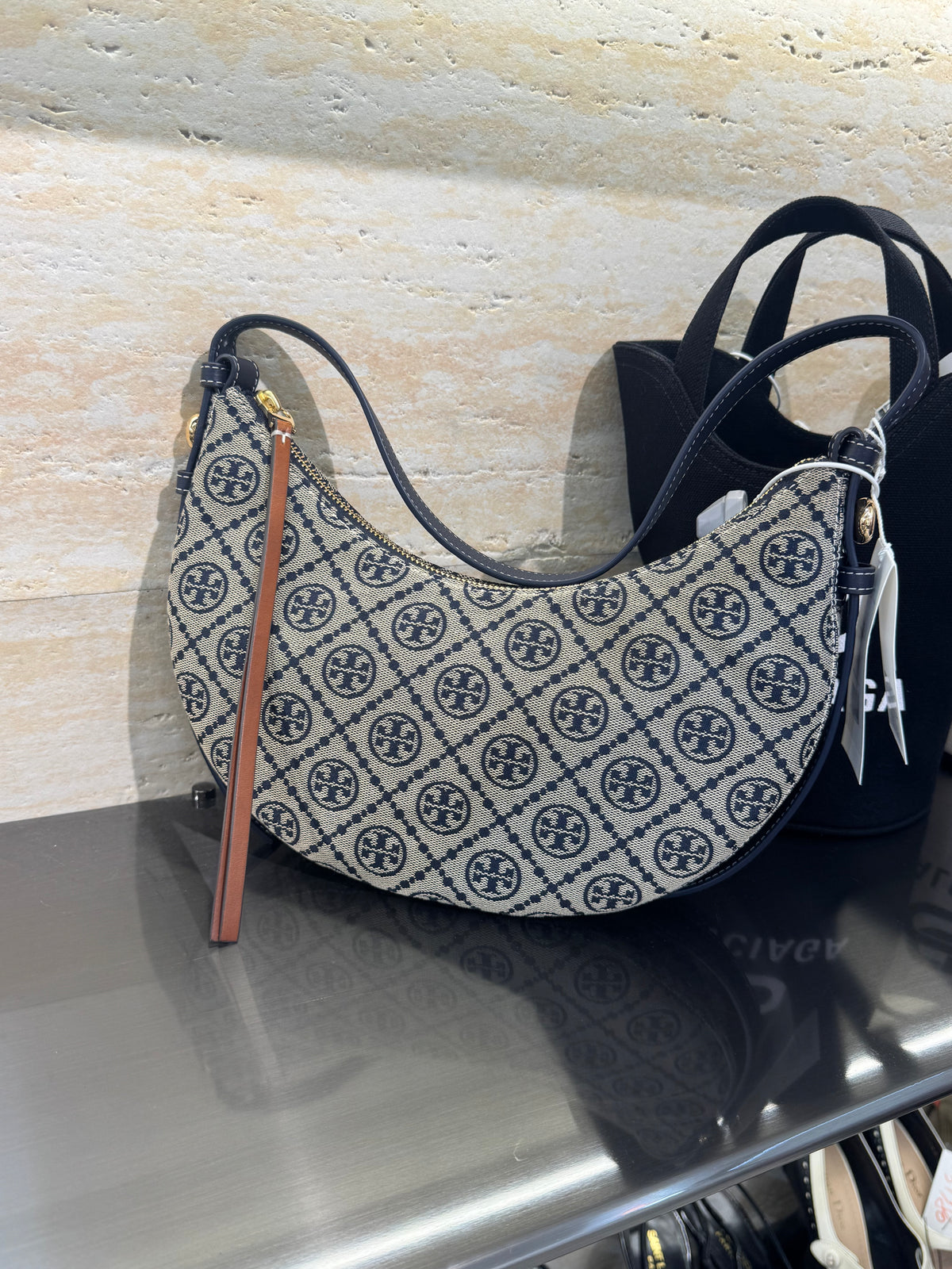 Tory Burch 腋下包海軍藍色